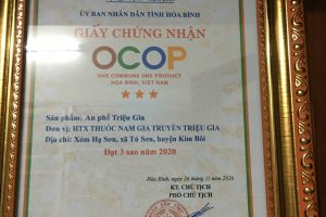 Đạt 3 sao – 2020 – Ủy ban tỉnh Hòa Bình chứng nhận